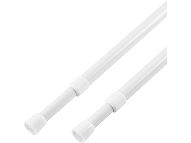 SPRING TENSION ROD (1/2") (28-48) (WHITE)